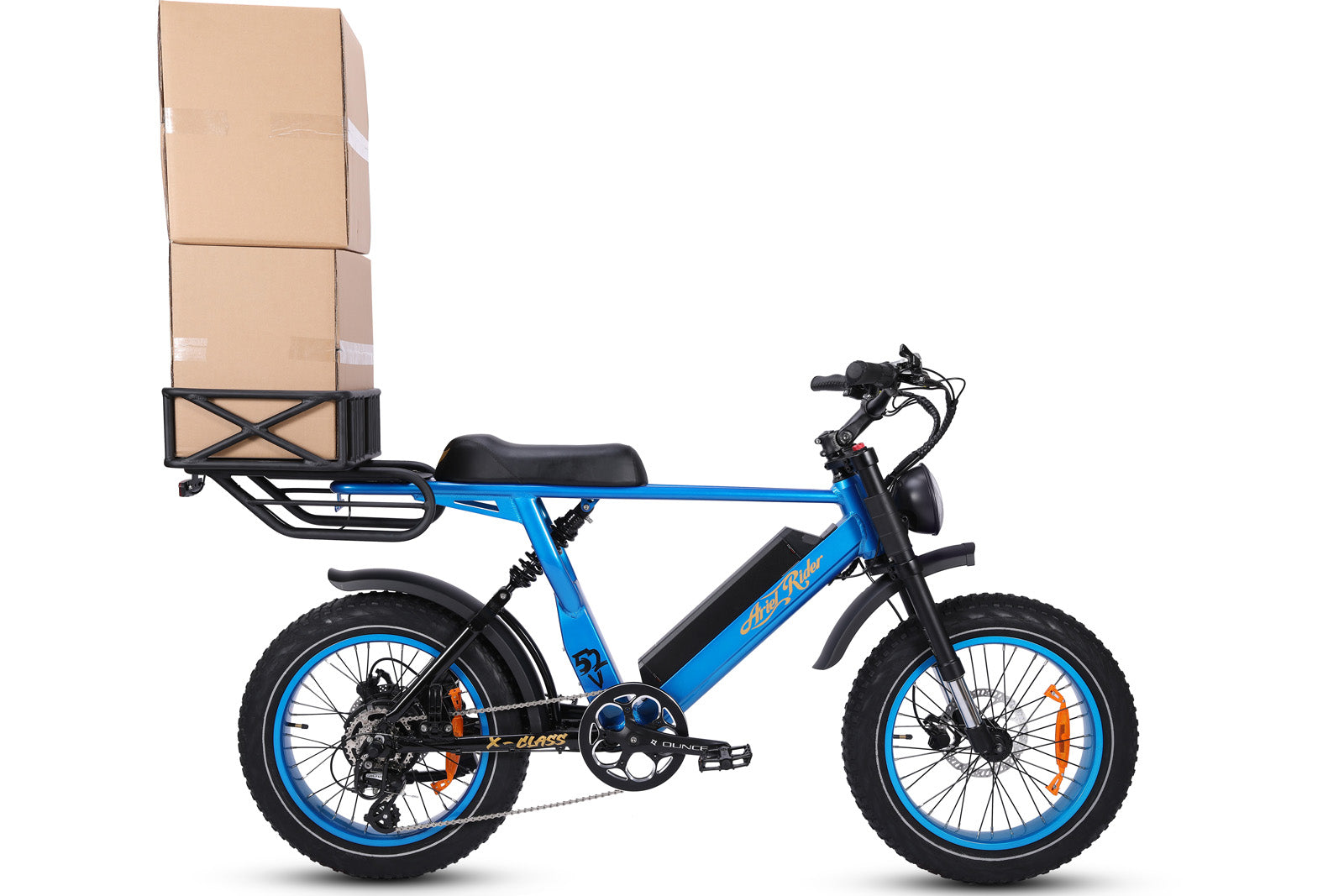 X-Class - 52V Electric Bike - Full Suspension - Fat Tire 1000w - Ariel Rider