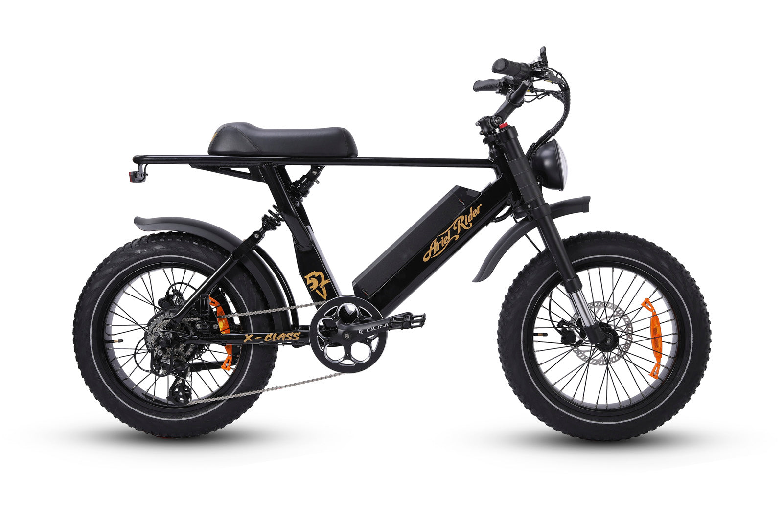 X-Class - 52V Electric Bike - Full Suspension - Fat Tire 1000w - Ariel Rider