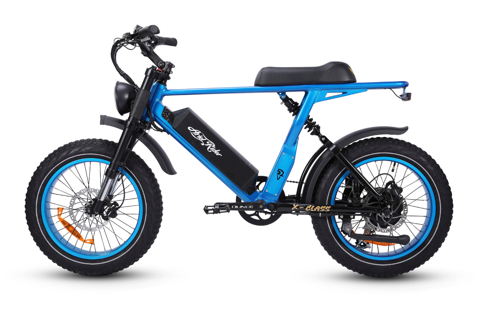 X-Class - 52V Electric Bike - Full Suspension - Fat Tire 1000w - Ariel Rider