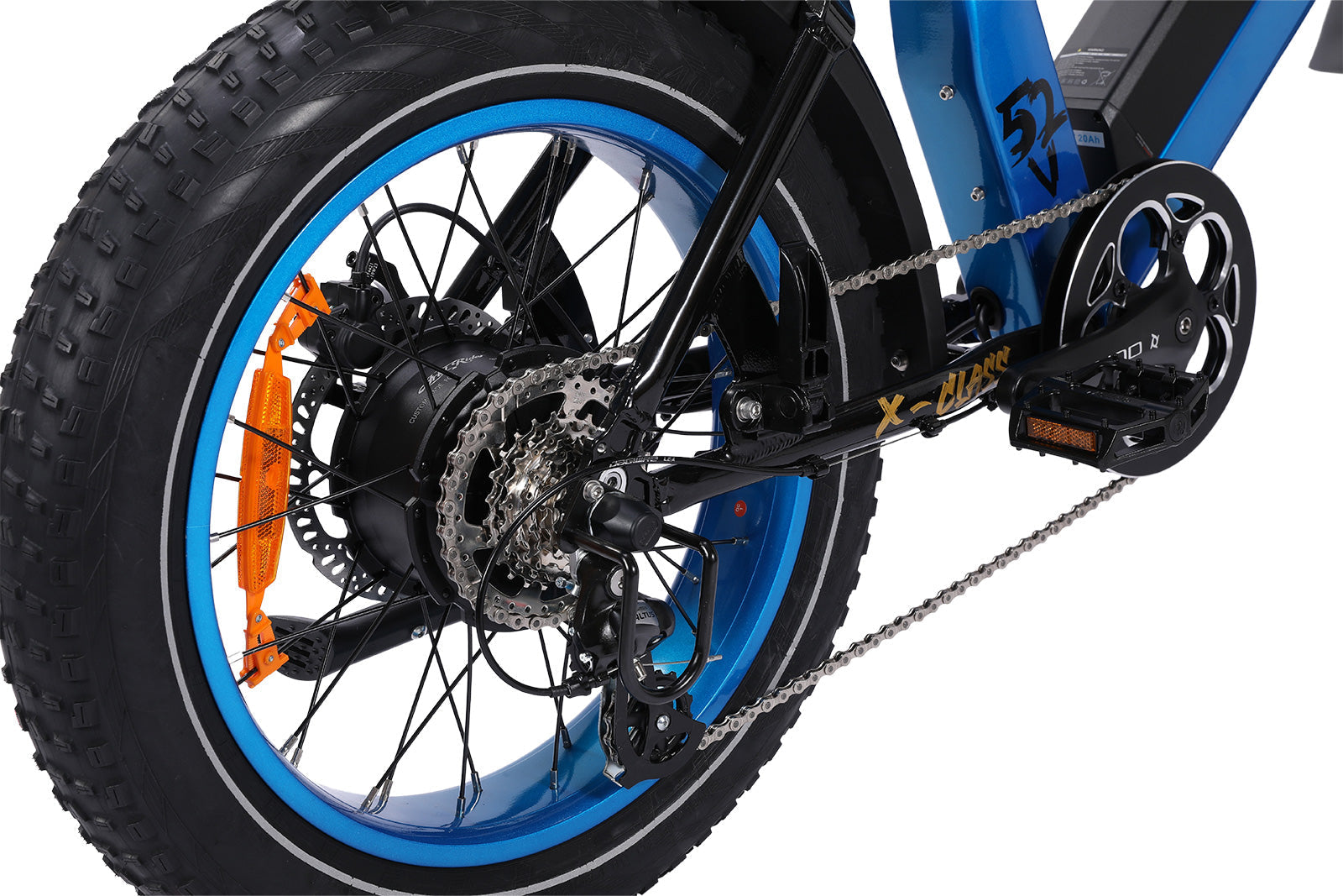 X-Class - 52V Electric Bike - Full Suspension - Fat Tire 1000w - Ariel Rider